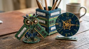 Inovasi Pengolahan Limbah Elektronik Komponen PC Menjadi Aksesoris Estetik